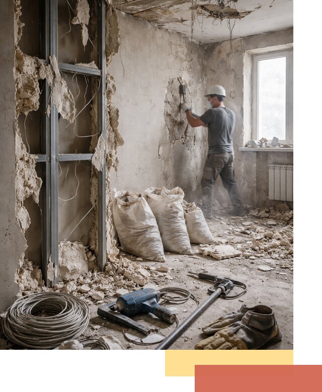 Профессиональный демонтаж зданий и конструкций в Стрежевом