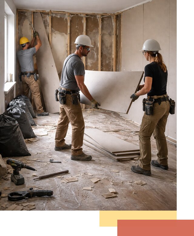 Демонтаж стеновых панелей в Стрежевом быстро и аккуратно