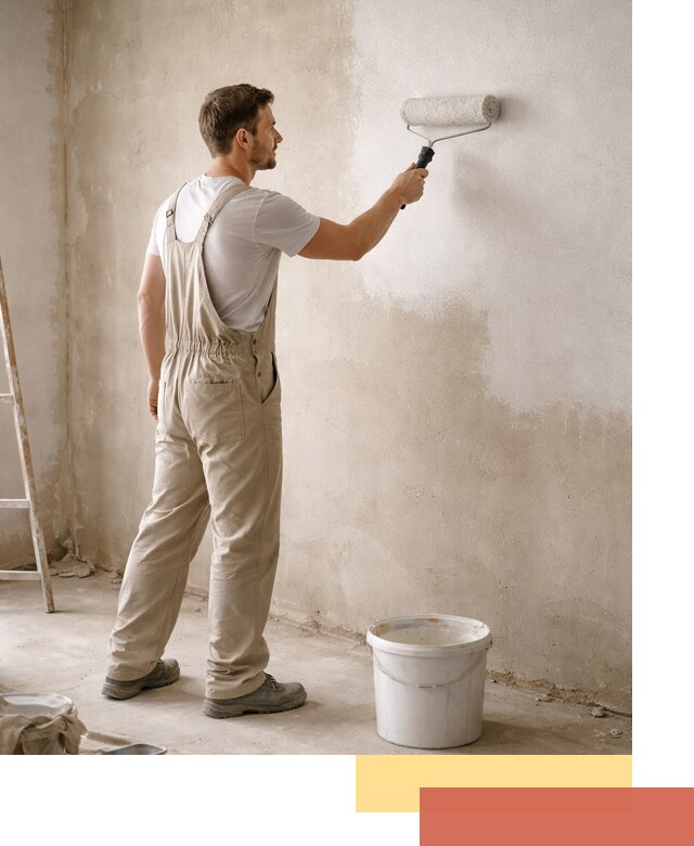 Грунтовка стен под отделку в Стрежевом профессиональным раствором