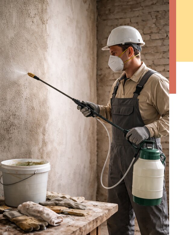 Антисептическая обработка стен в Стрежевом от 1223 руб. — быстро и недорого | ОТДЕЛОЧНИК-Стж