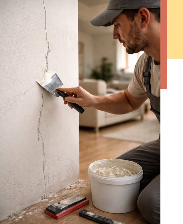 Заделка трещин и сколов в Стрежевом от 2498 руб. — быстро и недорого | ОТДЕЛОЧНИК-Стж