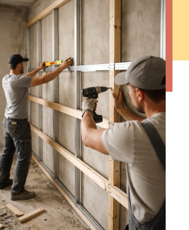 Устройство обрешетки под панели в Стрежевом от 2141 руб. — монтаж под ключ | ОТДЕЛОЧНИК-Стж