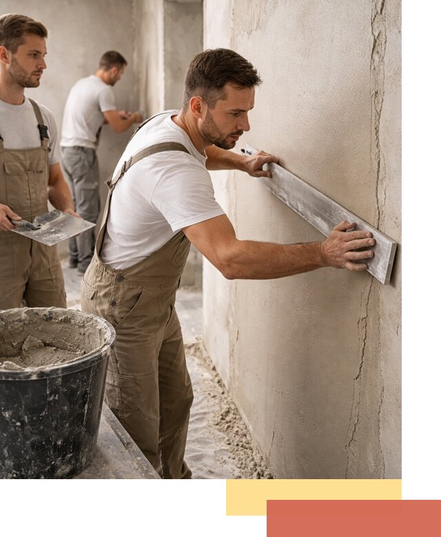 Штукатурка стен без маяков в Стрежевом быстро и качественно