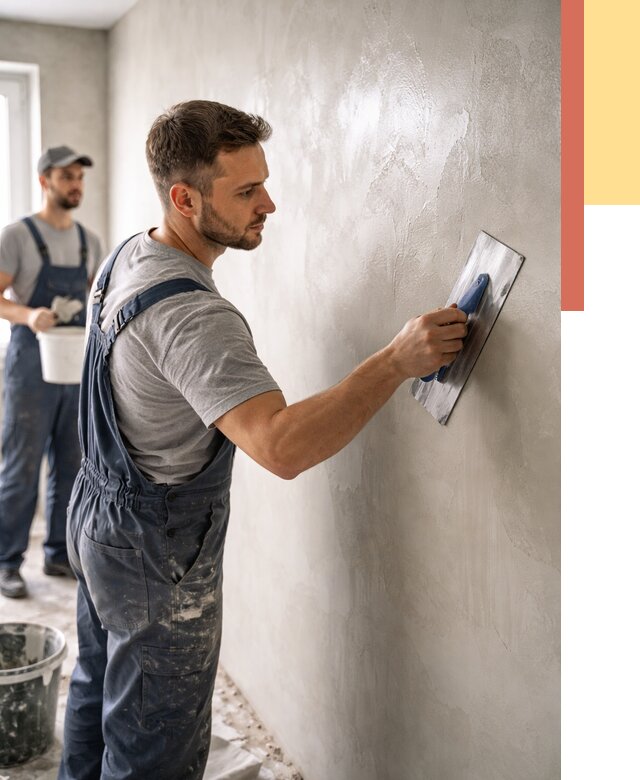 Глянцевание штукатурки стен в Стрежевом от 7646 руб. — услуги и затирка | ОТДЕЛОЧНИК-Стж