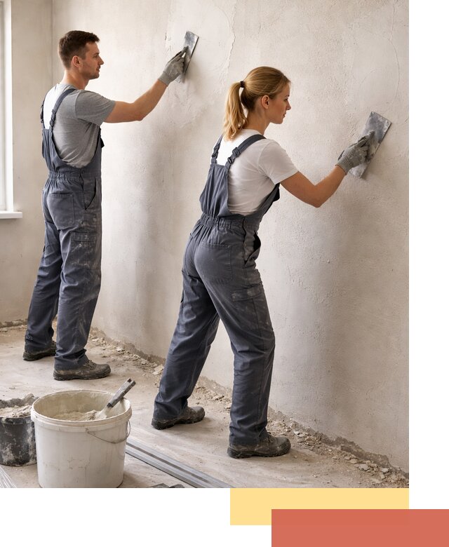 Штукатурка стен под обои в Стрежевом профессионально и быстро
