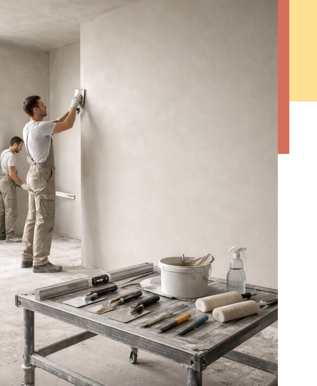 Штукатурка стен под покраску в Стрежевом от 4588 руб./м² — качественно и недорого | ОТДЕЛОЧНИК-Стж