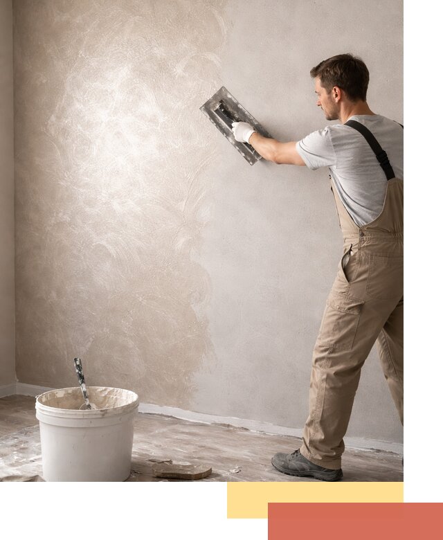 Декоративная штукатурка «Мокрый шелк» под ключ в Стрежевом