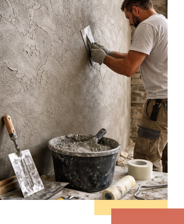 Декоративная штукатурка лофт в Стрежевом — отделка стен и потолков