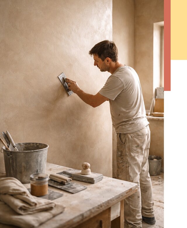 Марокканская штукатурка таделакт в Стрежевом под ключ от 4282 руб. | ОТДЕЛОЧНИК-Стж