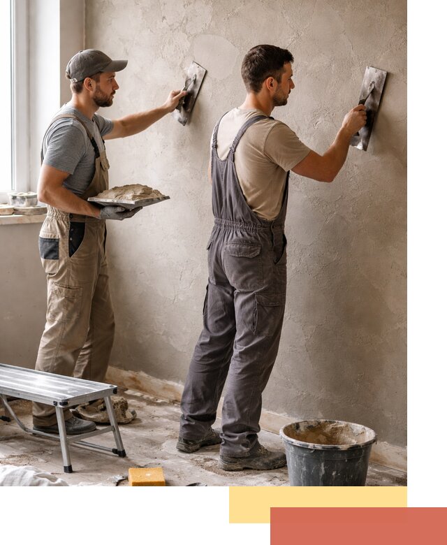 Ремонт декоративной штукатурки и восстановление фактуры в Стрежевом