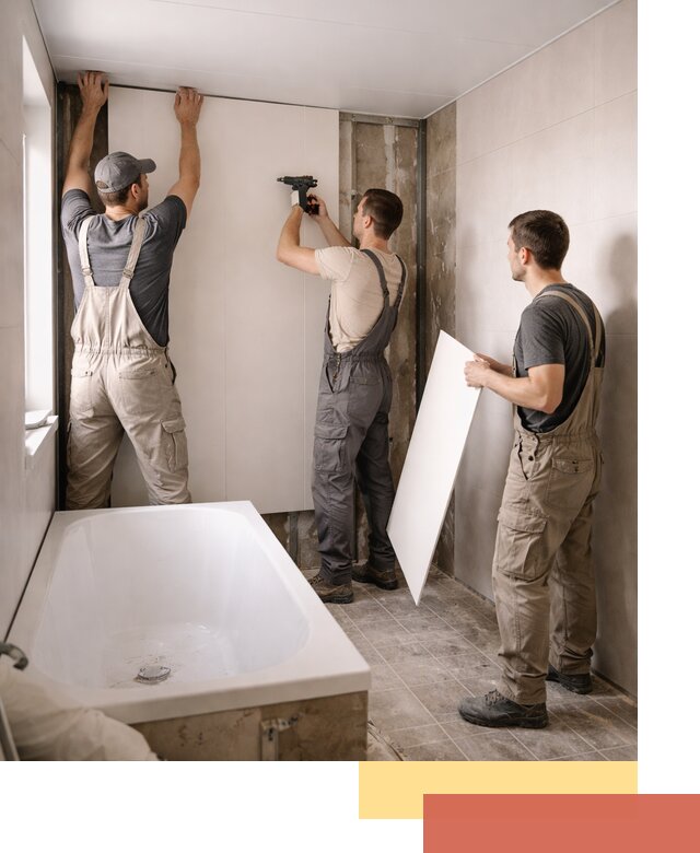 Отделка ванной панели ПВХ профессионально в Стрежевом