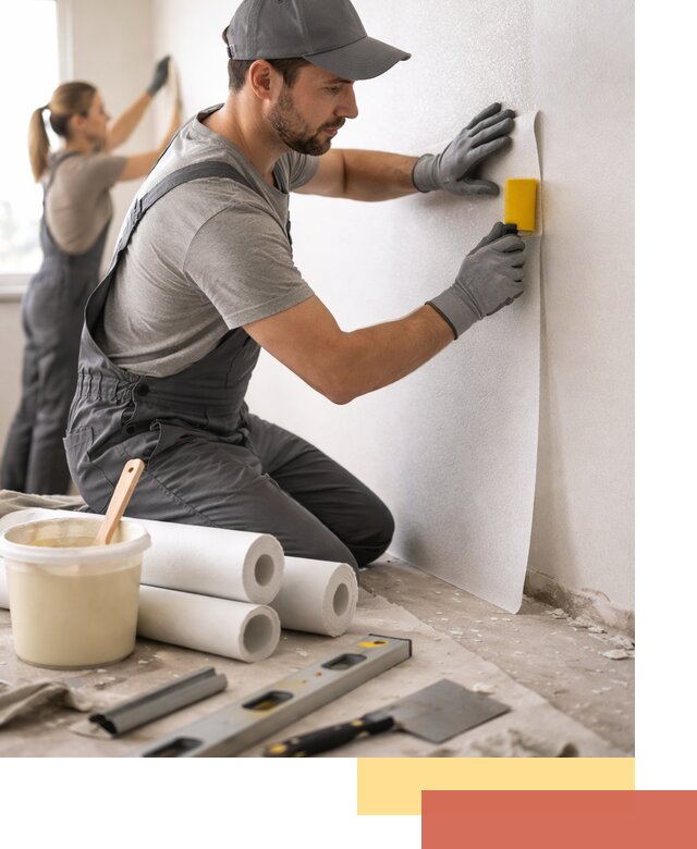 Поклейка стеклообоев профессионально в Стрежевом