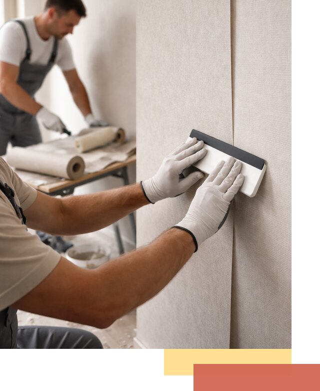 Поклейка обоев под покраску в Стрежевом профессионально и быстро