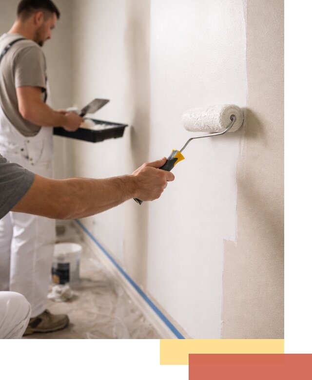 Покраска стен акриловой краской профессионально в Стрежевом