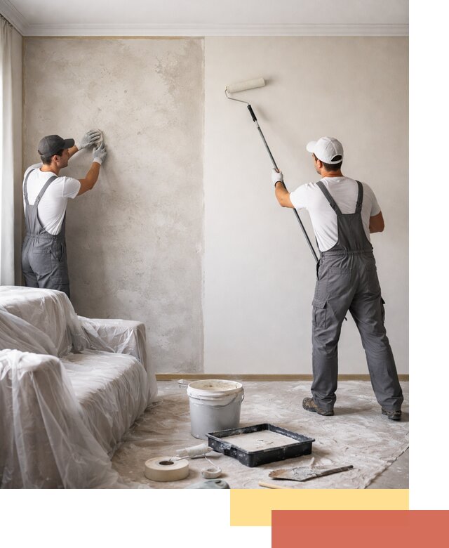 Покраска стен антивандальной краской в Стрежевом