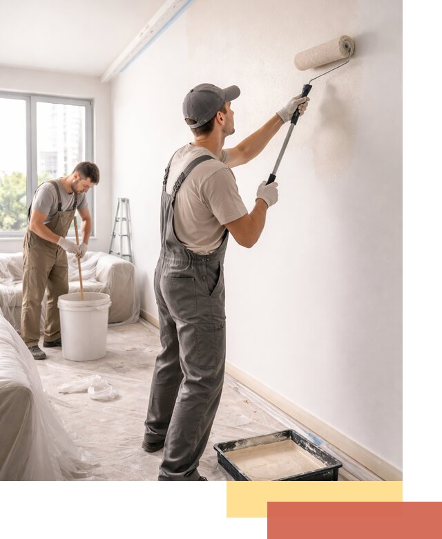 Покраска стен в офисе в Стрежевом — быстрый и качественный ремонт