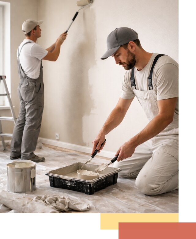 Покраска стен в квартире в Стрежевом — профессионально и аккуратно