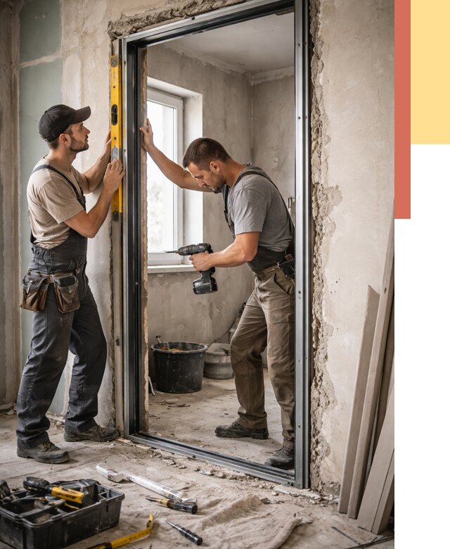 Закладка дверного проема в Стрежевом от 3568 руб. — быстро и недорого | ОТДЕЛОЧНИК-Стж