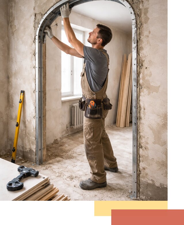 Устройство арочного проема в Стрежевом под ключ