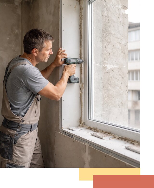 Монтаж гипсокартонных откосов в Стрежевом под ключ