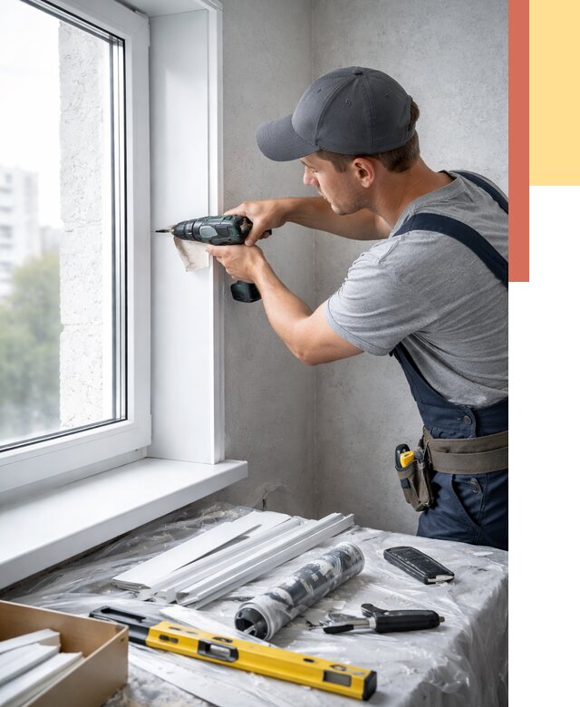 Установка пластиковых откосов в Стрежевом от 2294 руб. | ОТДЕЛОЧНИК-Стж монтаж, быстро и недорого