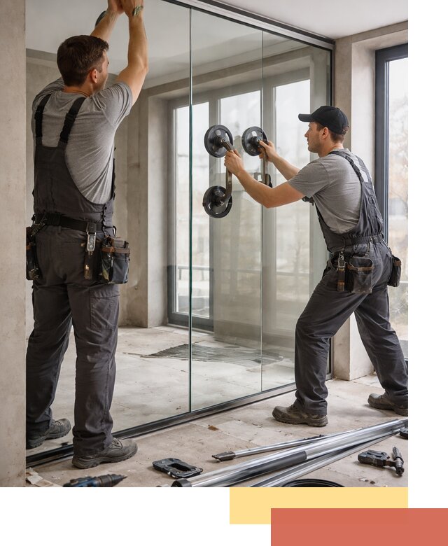 Цельностеклянные перегородки под ключ в Стрежевом