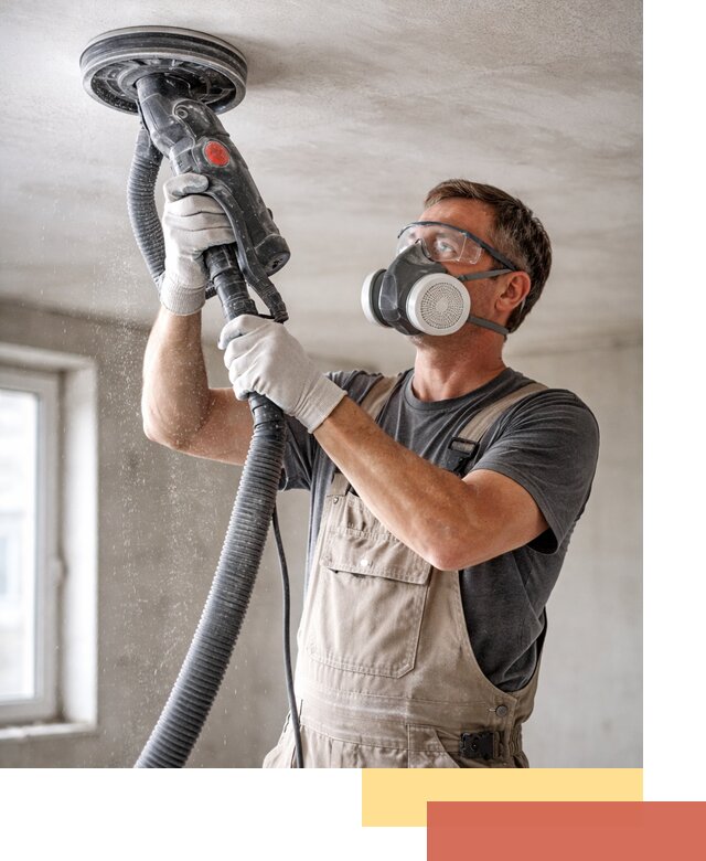 Шлифовка потолка в Стрежевом — качественная подготовка под отделку