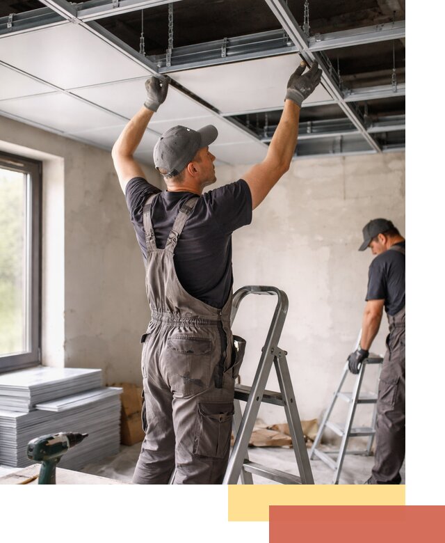 Монтаж кассетного потолка в Стрежевом качественно и быстро