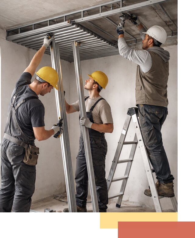 Монтаж реечного потолка под ключ в Стрежевом