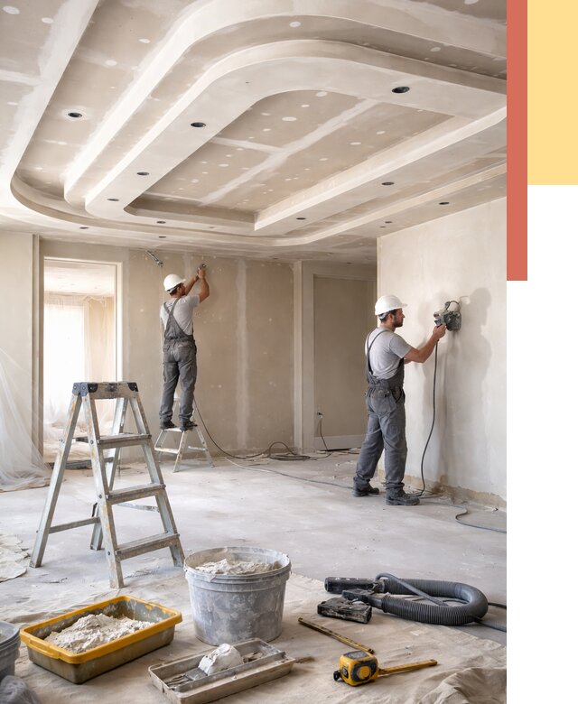 Многоуровневый потолок из гипсокартона в Стрежевом от 765 руб. под ключ | ОТДЕЛОЧНИК-Стж