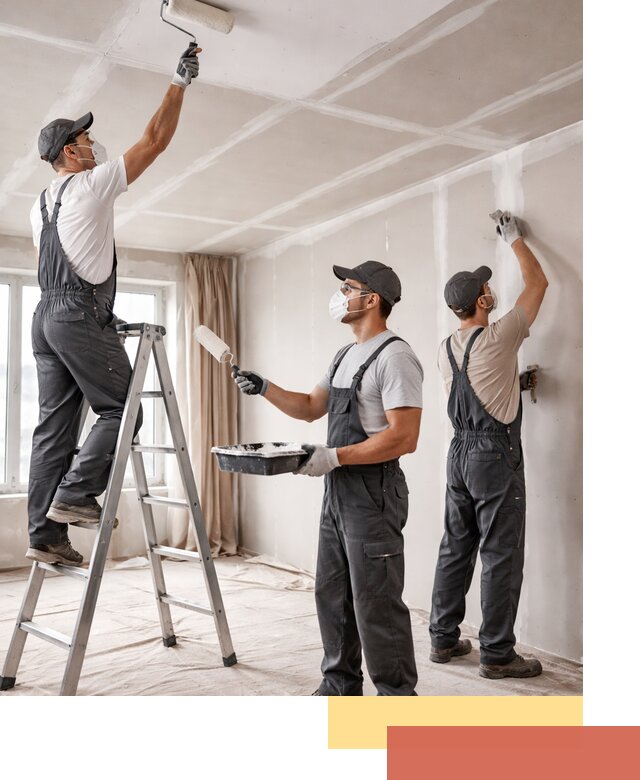 Покраска потолка из гипсокартона в Стрежевом качественно и недорого