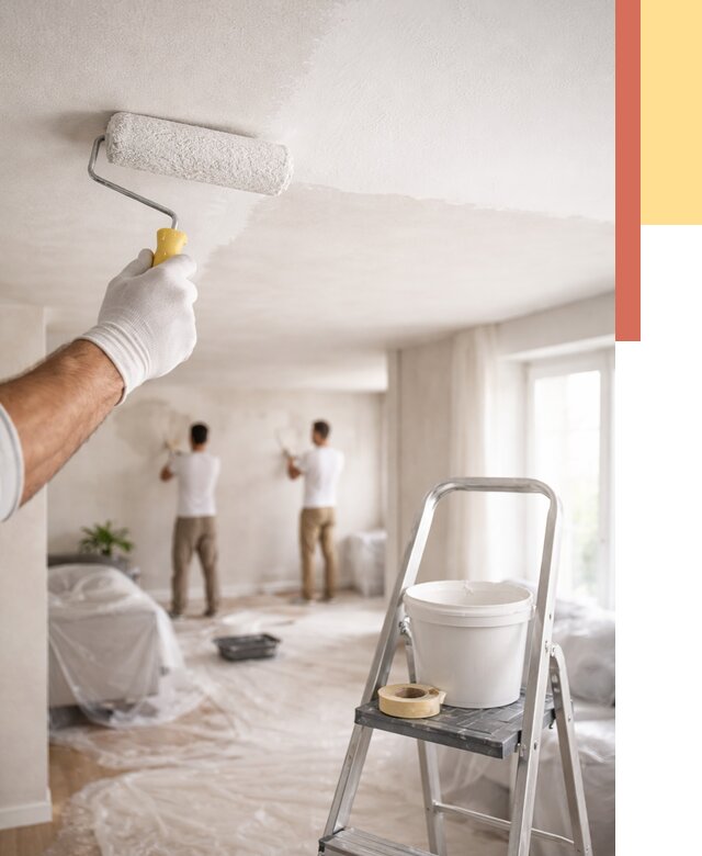 Покраска потолка акриловой краской в Стрежевом от 2549 руб. | ОТДЕЛОЧНИК-Стж