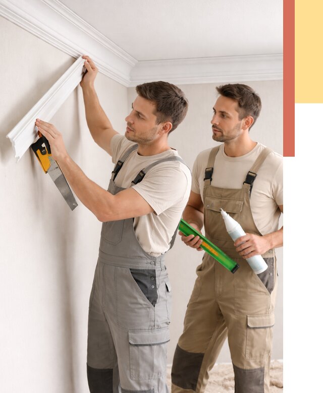 Монтаж потолочного плинтуса в Стрежевом от 2345 руб. — быстро и недорого | ОТДЕЛОЧНИК-Стж