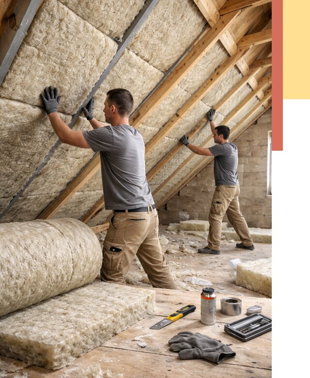 Утепление потолка минватой в Стрежевом от 1478 руб. — быстро и недорого | ОТДЕЛОЧНИК-Стж