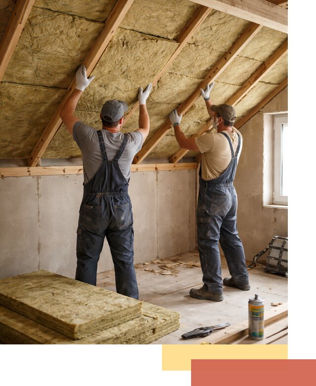 Утепление потолка минеральной ватой в Стрежевом